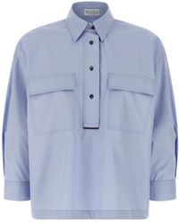 Brunello Cucinelli - Cotton Poplin Shirt - Lyst