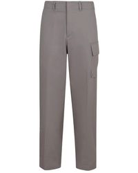 Fendi - Straight Trousers - Lyst