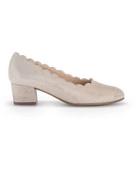 Gabor - Goldene metallische lederschuhe - Lyst