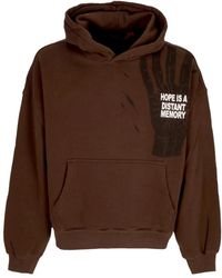 Acupuncture - Hoodies & Sweatvesten ,Bruin ,Katoen Hope Hoodie - Lyst