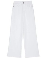 FRAME - Trousers > wide trousers - Lyst