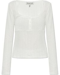 Munthe - Tops ,Wit ,Katoen Naomy Top - Lyst