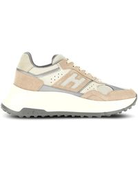 Hogan - Sneakers mit wildleder und mesh - Lyst