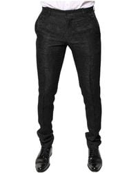 Dolce & Gabbana - Slim-Fit Trousers - Lyst