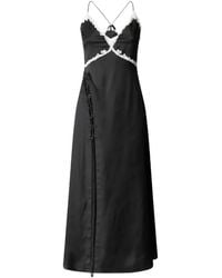 Pinko - Lace Midi Dress - Lyst
