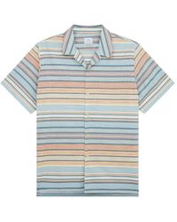 PS by Paul Smith - Gestreiftes casual fit hemd - Lyst