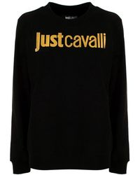Just Cavalli - Maglioni con cappuccio neri - Lyst