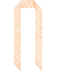 Burberry - Silk Scarves - Lyst