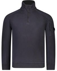 C.P. Company - Blauer baumwoll-sweatshirt 31 kollektion - Lyst
