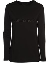 Alberta Ferretti - Schwarze pullover für frauen - Lyst
