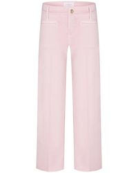 Cambio - Broeken ,Roze ,Wide Broeken - Lyst