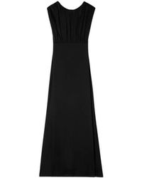 Jil Sander - Kleedjes ,Zwart ,Midi Jurk - Lyst