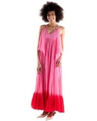 Pinko - Io Canto Maxi Jurk - Lyst