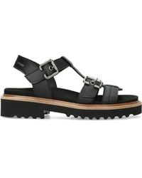 Mephisto - Schoenen ,Zwart ,Leer Valny Flat Sandalen - Lyst