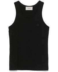 Coperni - Tops ,Zwart ,Lichtgewicht Logo Tanktop - Lyst