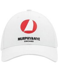 Murphy & Nye - Accessoires ,Wit ,Polyester Side Hat - Lyst