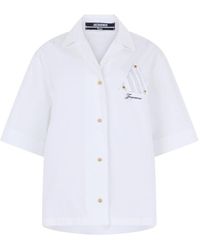 Jacquemus - Overhemden ,Wit ,Katoen The Marin Shirt - Lyst