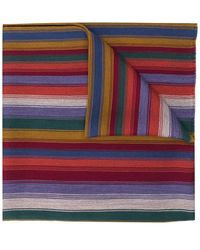 Etro Striped Scarf - Rood