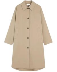 Tommy Hilfiger - Jassen ,Bruin ,Single-Breasted Coats - Lyst