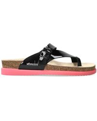 Mephisto - Schwarze Slide-Sandale Für Frauen - Lyst