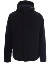 Herno - Jassen ,Blauw ,Polyester Lichtgewicht Jas - Lyst
