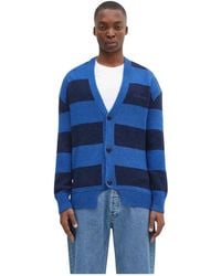 No Problemo - Oversized Cardigan Van Mohair Met Strepen - Lyst