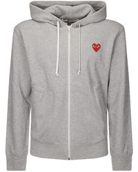 COMME DES GARÇONS PLAY - Zip-Throughs - Lyst