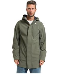 K-Way - Single-Breasted Coats - Lyst
