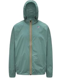 K-Way - Jassen ,Groen ,Nylon Le Vrai 4.0 Claude Jacket - Lyst