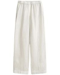 GANT - Wide Trousers - Lyst