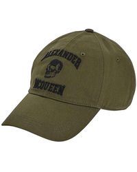 Alexander McQueen - Varsity Logo Skull Baseball Cap - Lyst