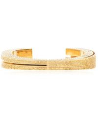 Balmain - Accessoires ,Geel ,3D Pb Bangle Armband - Lyst