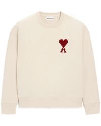 Ami Paris - Hoodies & Sweatvesten ,Katoen Ami De Coeur Sweatshirt - Lyst