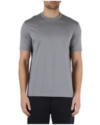 Emporio Armani - T-shirt in cotone travel essential - Lyst
