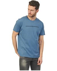 Harmont & Blaine - 100% baumwoll-t-shirt mit 3d-logo - Lyst