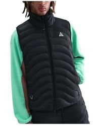 Nike - Fitness ,Zwart ,Polyester Lava Flow Therma-Fit Adv Vest - Lyst