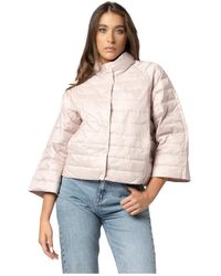 Kocca - Jassen ,Roze ,Short All Occasion Quilted Jacket - Lyst