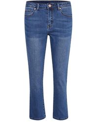 Kaffe - Kasinem Cropped Jeans - Lyst