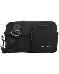 Lancaster - Tassen ,Zwart ,Nylon Urban Basic Pocket Schoudertas - Lyst