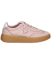 Guess - Parlet Sneakers Mit Wildleder-Einsatz - Lyst