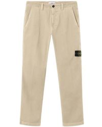 Stone Island - Straight Trousers - Lyst