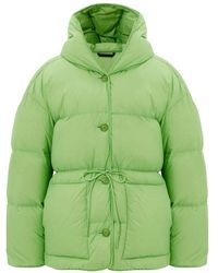 Ienki Ienki - Jassen ,Groen ,Hooded Puffer Jacket - Lyst