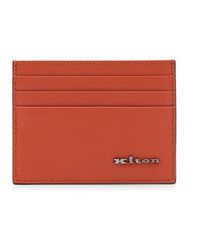 Kiton - Stilvolles Kartenetui Geldbörse Set Italien - Lyst