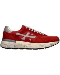 Premiata - Schoenen ,Rood ,Leer Mick 0.1 8270 - Lyst