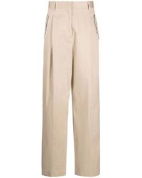 Lanvin - Wide Trousers - Lyst