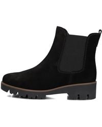 Gabor - Schwarze Wildleder Chelsea Boots - Lyst
