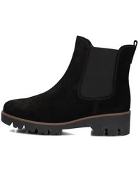 Gabor - Schoenen ,Zwart ,Suède Zwarte Suède Chelsea Laarzen - Lyst