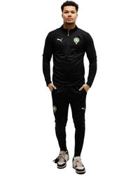 PUMA - Fitness ,Zwart ,Katoen Marokko Teamfinal Trainingspak Zwart 2025/2026 - Lyst