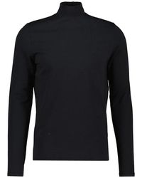 KIEFERMANN - Tops ,Zwart ,Katoen Janken Longsleeve - Lyst