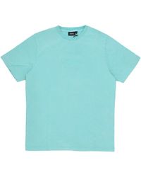 DOLLY NOIRE - Tops ,Blauw ,Katoen Acid Wash Tee T-Shirt - Lyst